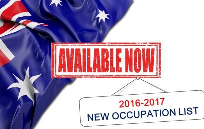 Migrate to Australia – Skilled Occupation List (LOS) as of July 2016
