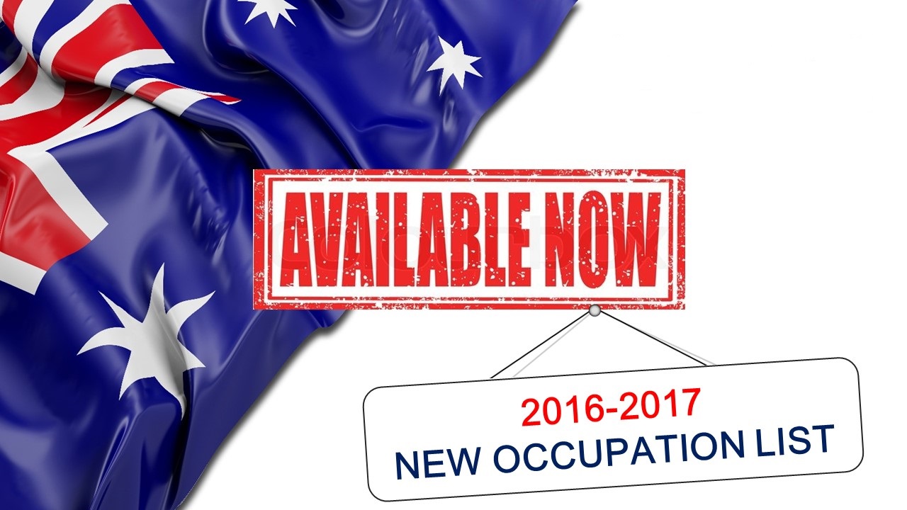 Migrate to Australia – Skilled Occupation List (LOS) as of July 2016