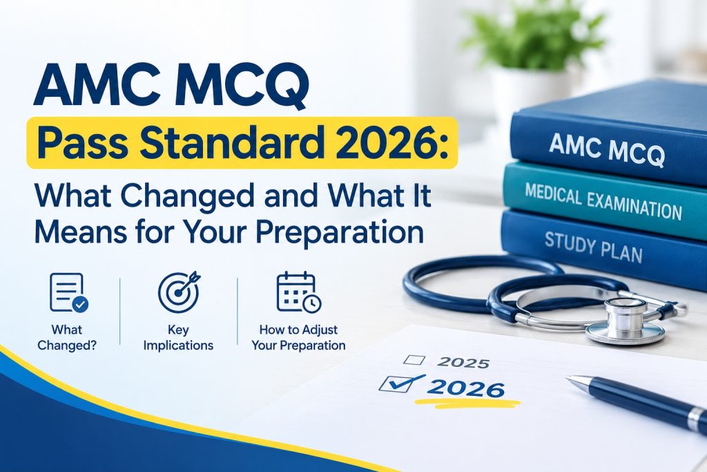 AMC MCQ Pass Standard 2026: What Changed and What It Means for Your Preparation